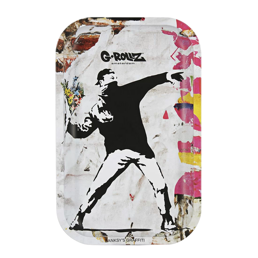 🎨 Plateau à rouler G-Rollz Large Banksy Flower